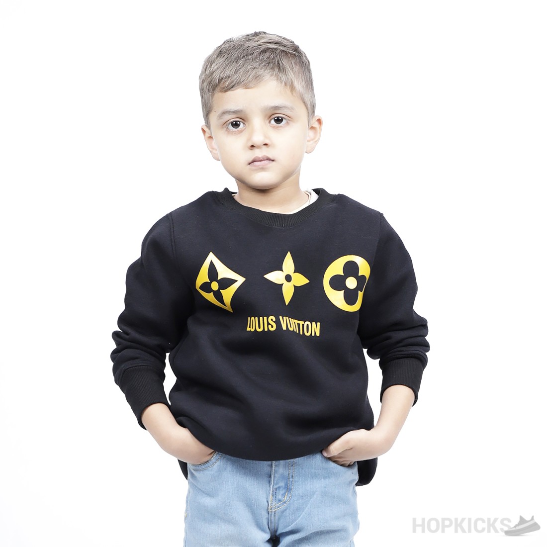 Louis Vuitton Front Monogram Sweatshirt Kid Premium Batch